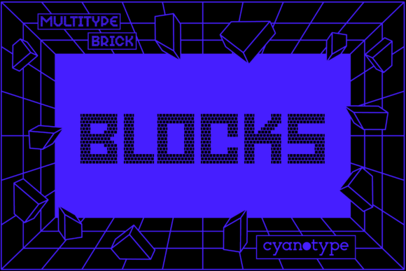 Blocks: A Pixelated Font for Bold and Consistent Branding