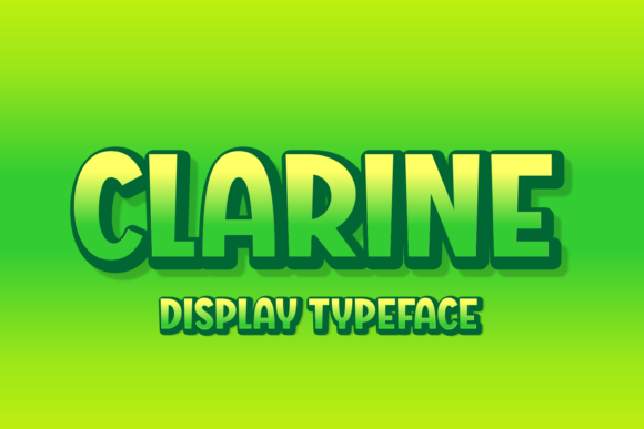 Clarine: A Playful Display Font for Marketing Campaigns