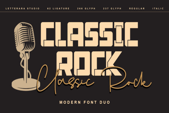 Classic Rock Font: A Bold Duo for Digital Campaigns