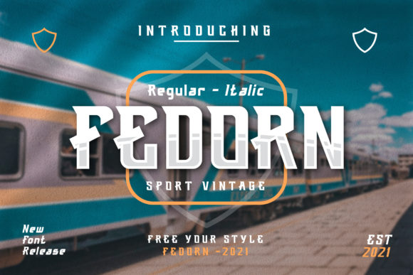 Fedorn: A Vintage Display Font That Builds a Consistent Brand
