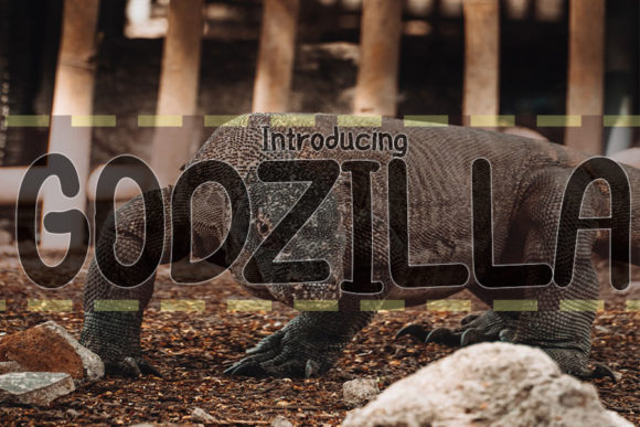 Godzilla: A Bold Display Font for Your Business Branding