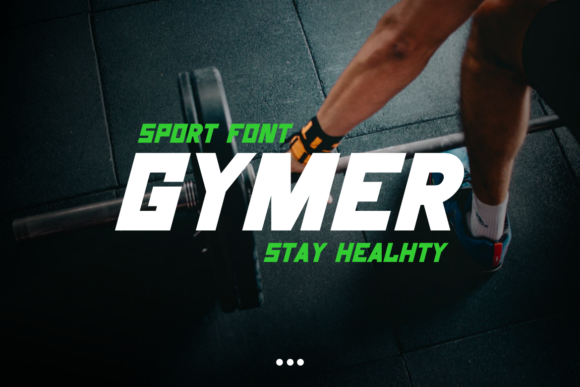 Gymer: A Sans Serif Display Font for Sharp Digital Designs