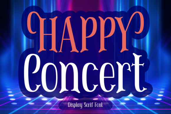 Happy Concert: A Display Font for Marketing Visibility