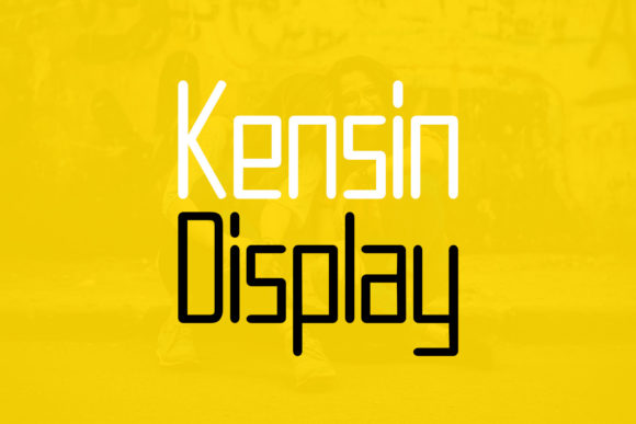 Kensin: A Modern Display Font for Digital Creators