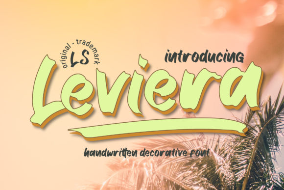 Leviera: A Bold Display Font for Modern Branding
