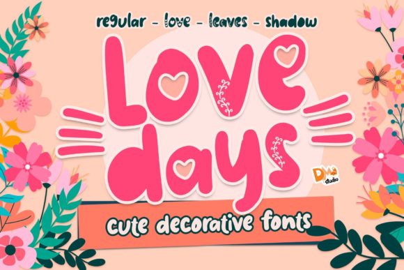 Love Days: The Display Font for Marketing Moments That Need a Touch of Charm