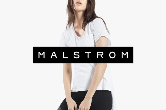 Malstrom: A Modern Display Font for Sharp Digital Marketing