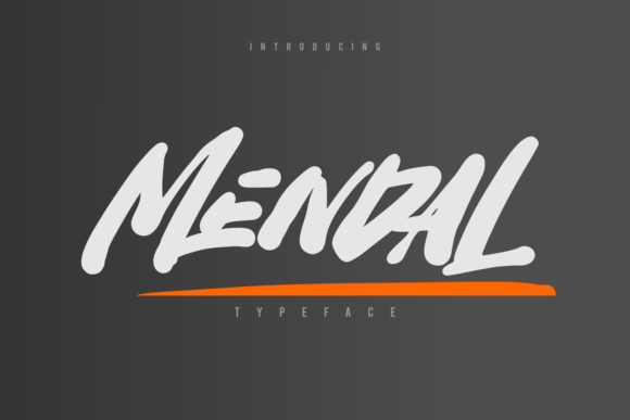 Mendal: A Craft-Friendly Display Font with Street Art Charm