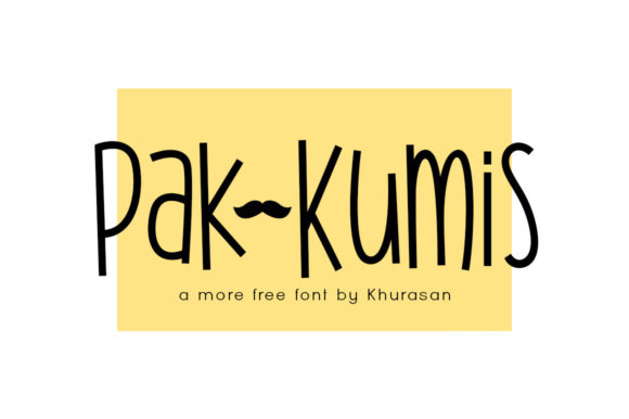 Pak Kumis: A Modern Display Font for Creative Branding
