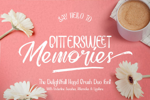 The Bittersweet Memories Font for Editorial Design