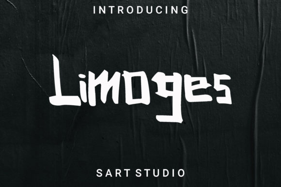 The Limoges Font: A Quirky Masterpiece for Crafters and Product Creators