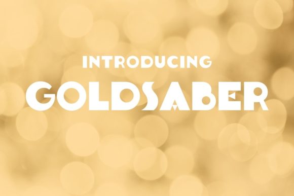 Using Goldsaber Font for a Real Branding Project