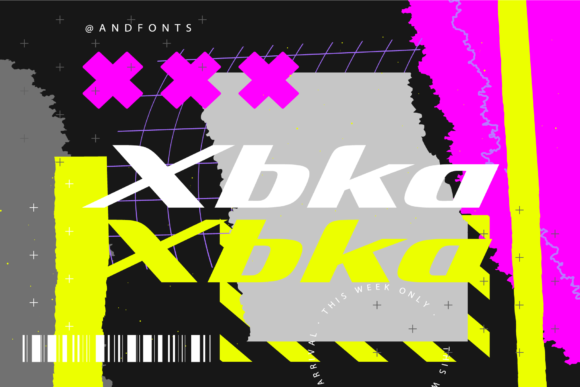 Xbka: The Robotic Display Font That Can Sharpen Your Brand Identity